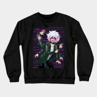 Nagito Komaeda Glitch Crewneck Sweatshirt